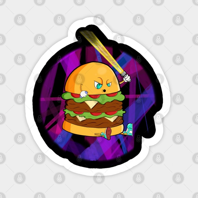 The Lost Burger Sticker by Art by Nabes